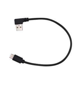 USB angle male to Type-c male charger cable